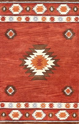 Southwestern Rug – Wine