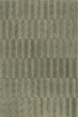 Starke Broken Stripe Wool Rug – Olive
