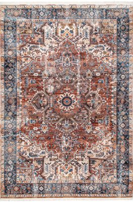 Timeworn Charm Rug – Rust