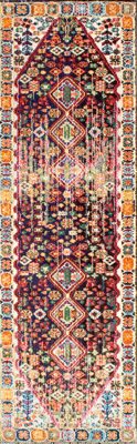 Vibrant Meadow Rug – Black