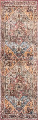 Vintage Medallion Rug – Orange