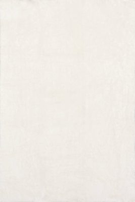 Washable Solid Shag Rug – Off White