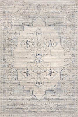 Zelly Medallion Washable Indoor/Outdoor Rug – Beige