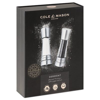 Cole & Mason Derwent Stainless Steel Pepper Grinder