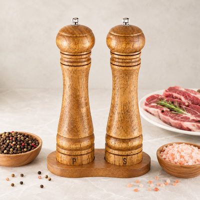 Solarera Ready-to-Grind Salt and Pepper Grinder