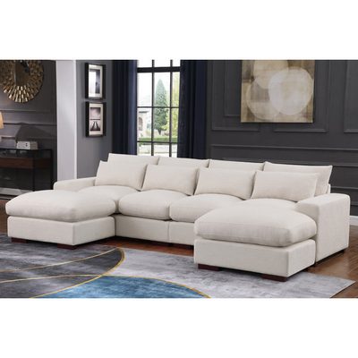 Nyerere 123.24" Upholstered Sectional