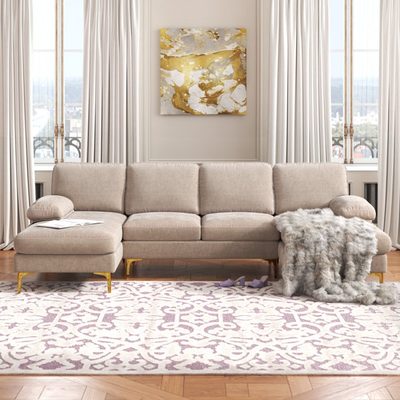 Trego Upholstered U-Shaped Sectional
