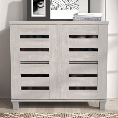 Millan 12-Pair Shoe Storage Cabinet