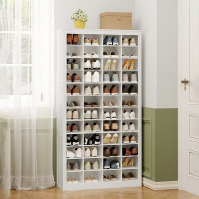 12-Tier Wide Free Standing Shoe Storage Cabinet