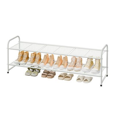 44 Inch Ultra Long 2-Tier 15-Pair Shoe Rack