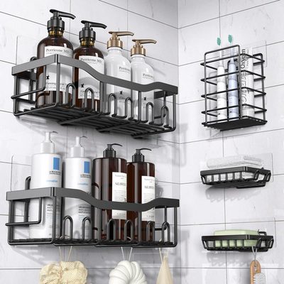 Livsey Adhesive Stainless Steel Shower Caddy
