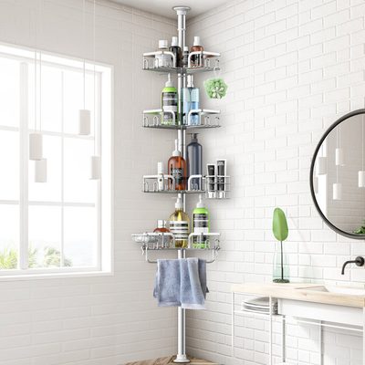 Saraih Stainless Steel Tension Corner Shower Caddy