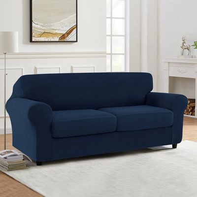 Pizarro 3-Piece Stretch Jacquard Loveseat Slipcover for 2-Cushion Couch