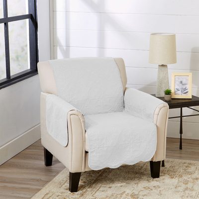 Medallion Reversible Chair Pet Furniture Protector Slipcover