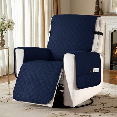 Water Resistant Non-Slip Recliner Chair Slipcover with Pocket