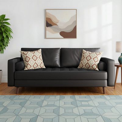 Bridgeview Mid Century Modern Square Arm Sofa