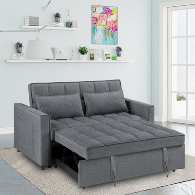 Omorfo 53.2" Upholstered Convertible Sleeper Sofa