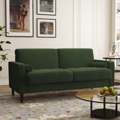 Carmelinda 62.6" Corduroy Loveseat