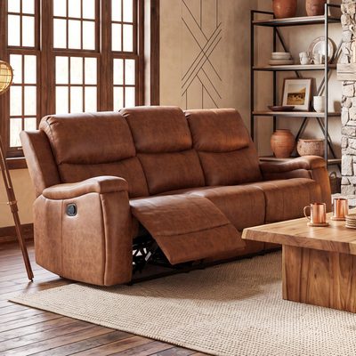 Westwick 81.6" Vegan Leather Manual Reclining Sofa