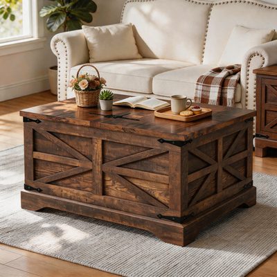Fellsburg 31" Square Lift-Top Storage Trunk