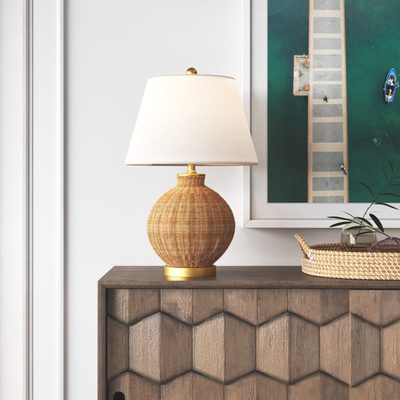 Debi Rattan Urn Table Lamp