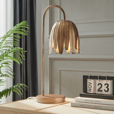 Kialani 23.63" Arched Steel Table Lamp