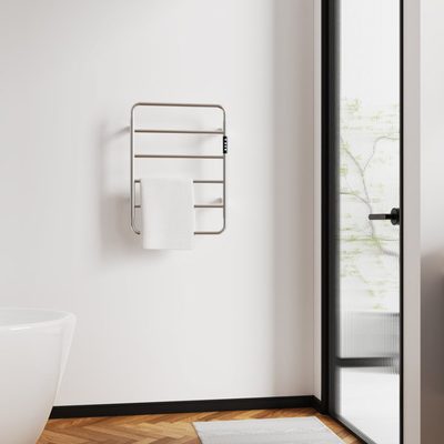 Wall Mount Electric Towel Warmer with Temperature Display