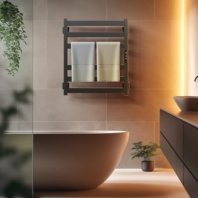 6-Bar Wall Mounted Electric Towel Warmer