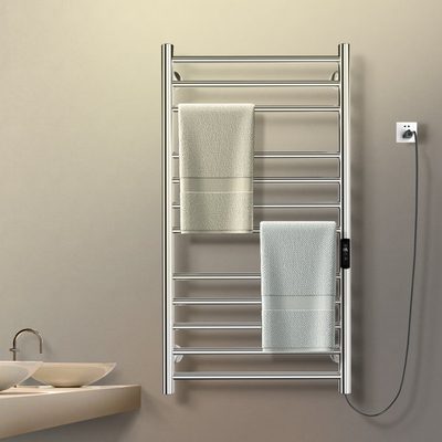 12-Bar Wall Mount Electric Towel Warmer