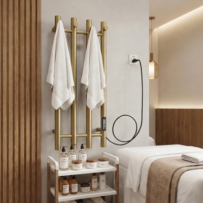 Wall Mounted Electric Heated Towel Warmer Rack
