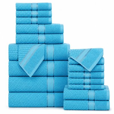 Mulaayam 100% Cotton Popcorn Textured Towel Set