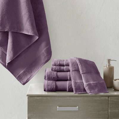 Turkish 100% Cotton Oversized Quick Dry 6-Piece Towel Set
