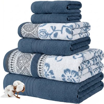 Modern Threads Ophelia 6-Piece Reversible Jacquard Towel Set