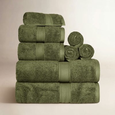 Renata 8-Piece 800 GSM Certified Egyptian Cotton Towel Set