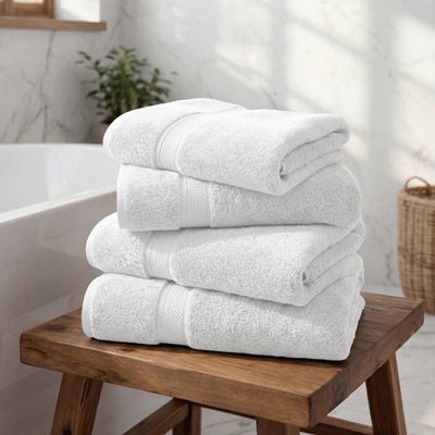 Donlad Certified Egyptian Cotton 800 GSM Heavyweight Plush Towels