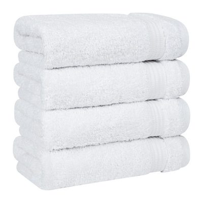 100% Turkish Cotton 4-Piece Hand Towel Set