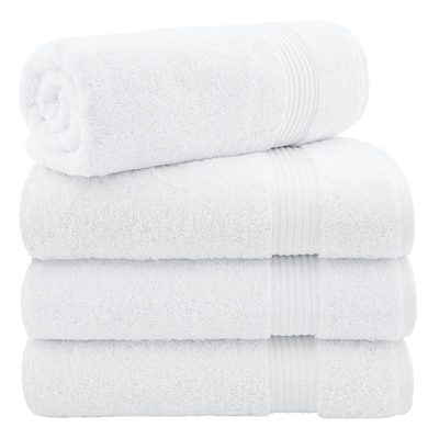 100% Turkish Cotton 4-Piece Bath Towel Set