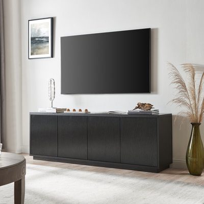 Hanson Rectangular Fluted TV Stand for TVs up to 75"