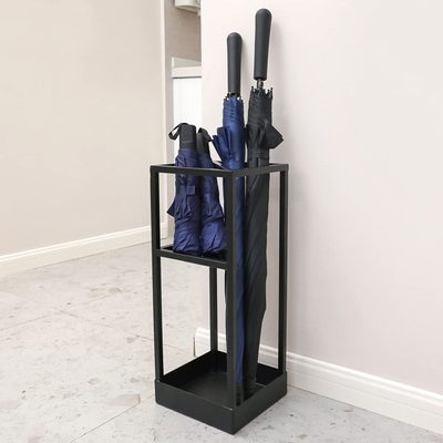 Modern Square Metal Freestanding Umbrella Stand