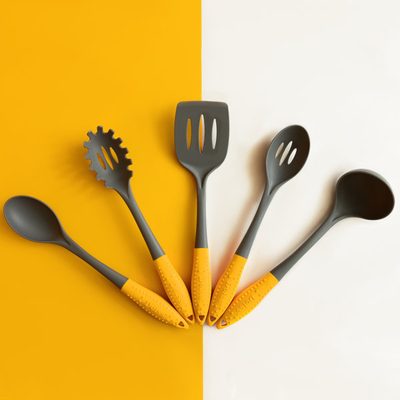Deiss Pro 5-Piece Nylon Kitchen Utensil Set