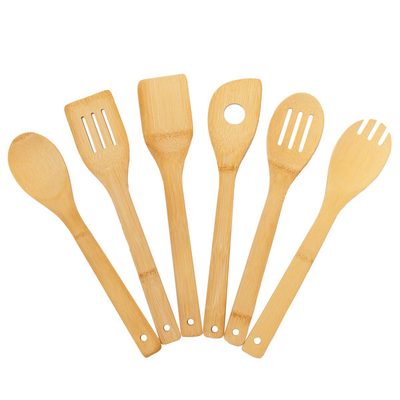 Eviva 6-Piece Bamboo Utensil Set