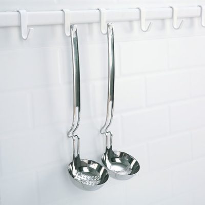 KitchenTrend 2-Piece Hanging Ladle and Skimmer Set