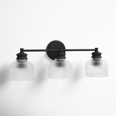 Besima 3-Light Dimmable Vanity Light in Matte Black