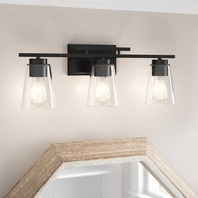 Averi 3-Light Dimmable Vanity Light in Black