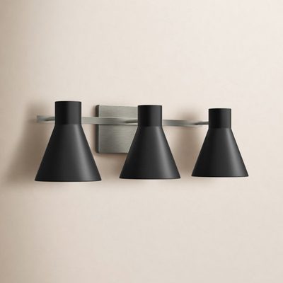 Byers 3-Light Dimmable Cone Vanity Light