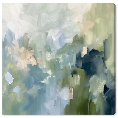 Minted Brush Canvas Minimal Abstracts by Art Remedy