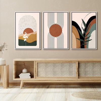 Mid Century Modern Boho Idea4wall