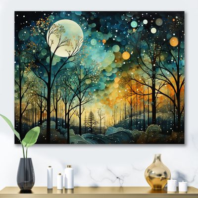 Enchanted Forest, Abstract Collages Wall Art