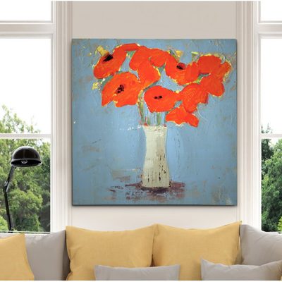 Orange Poppy Impression I Painting