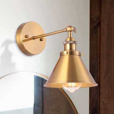 Rhem 1-Light Brass Armed Sconce